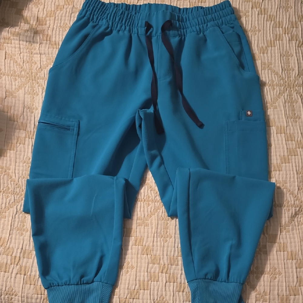 Figs Uman Relaxed Joggers: Teal